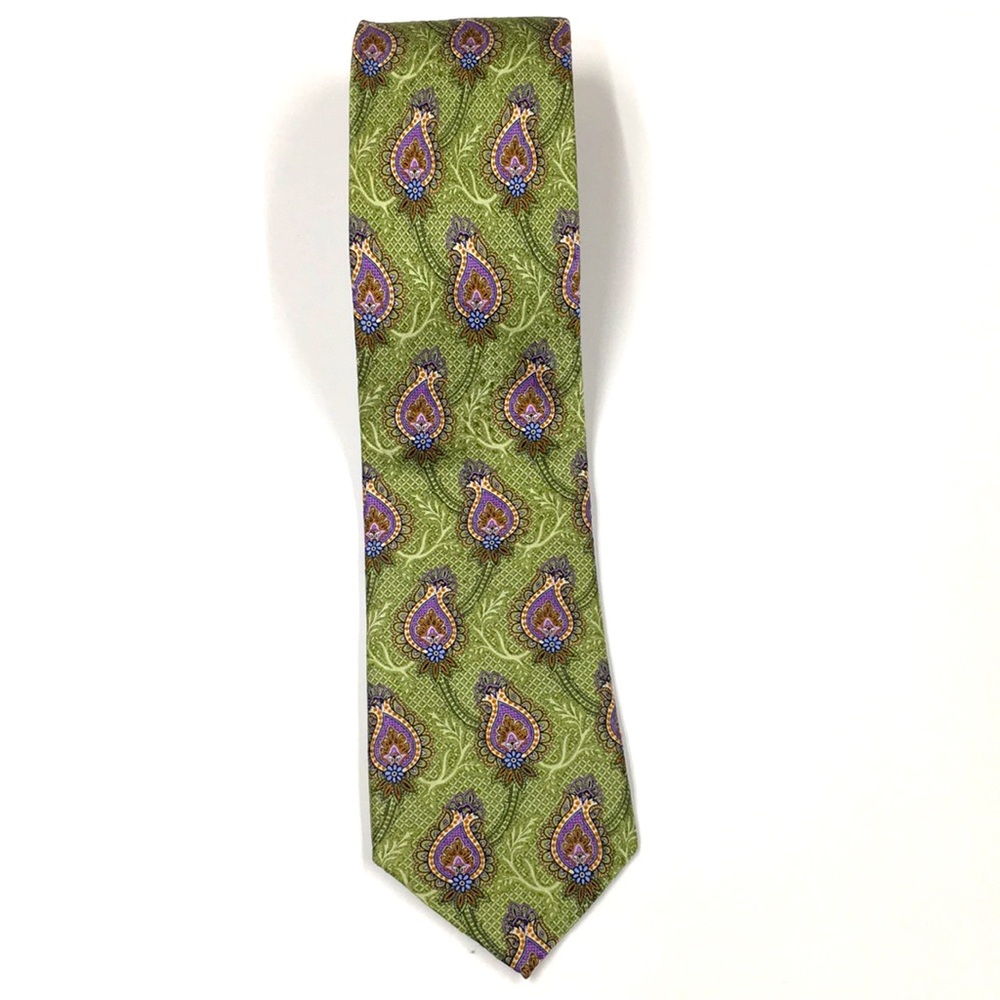 JZ Richards XL Tie 100% Silk Formal Office Workwear Business Casual